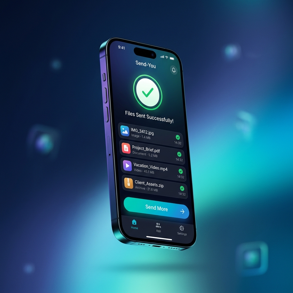 Send You App Mockup